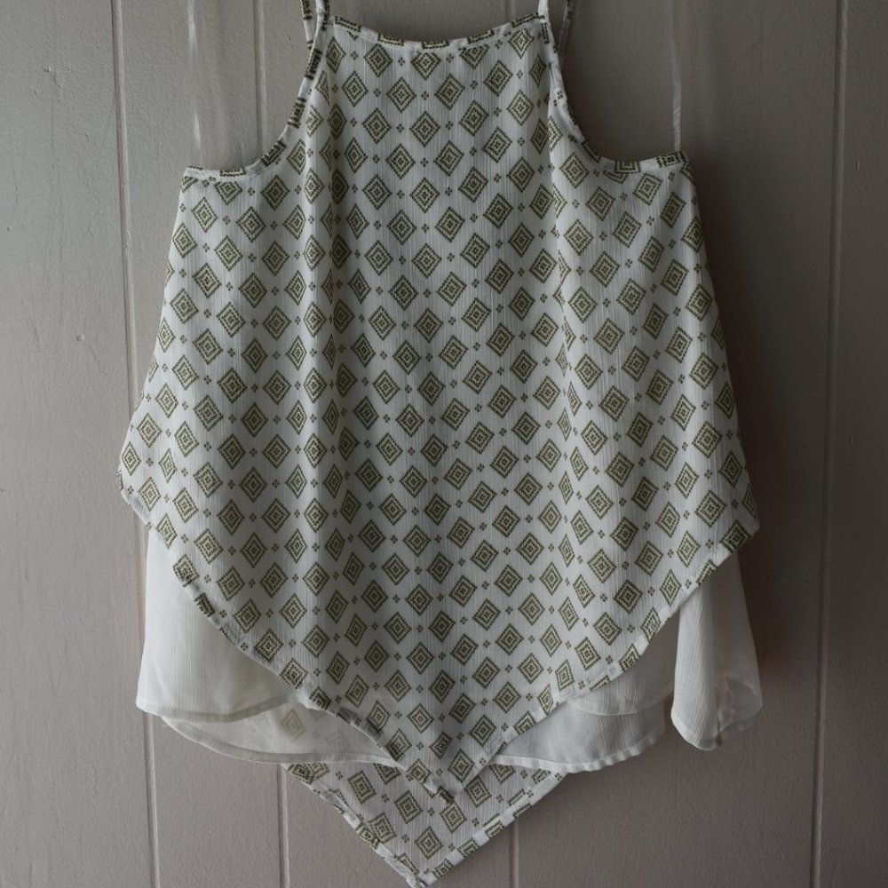 About A Girl Embroidered Tank Top - Picture 3 of 6